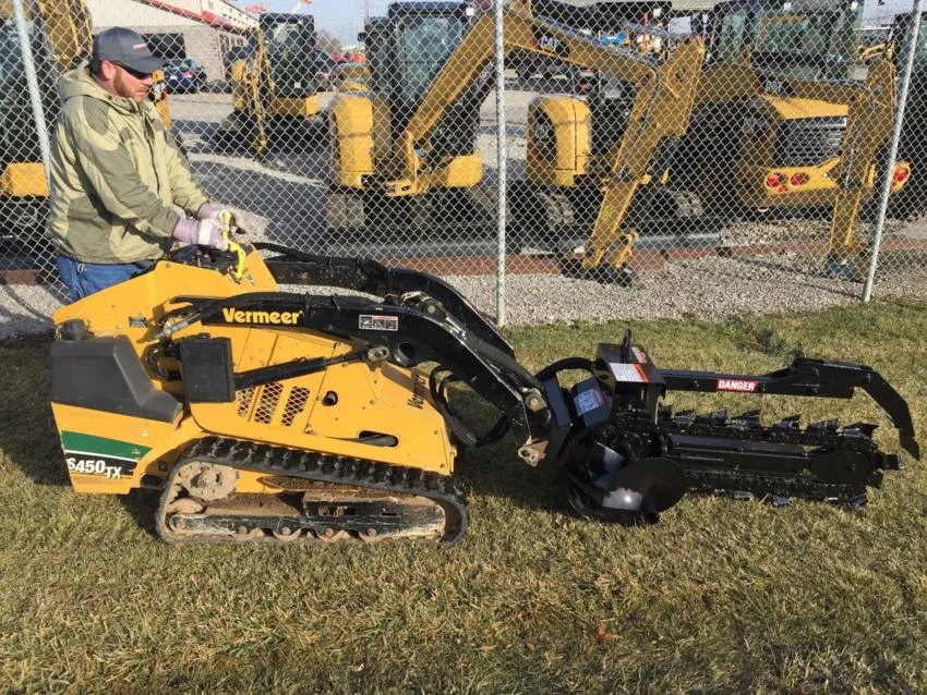 PREMIER trencher for mini loaders