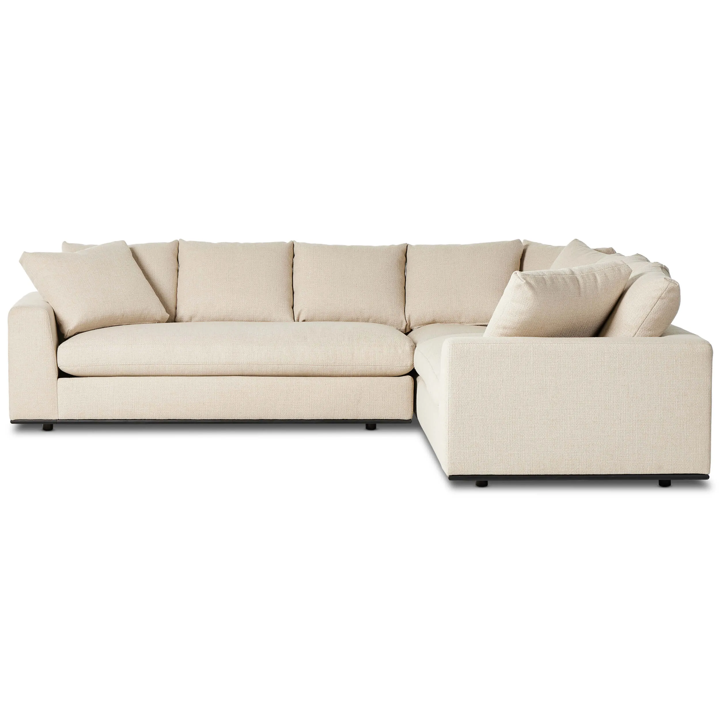 Ralston 3-Piece Corner Sectional, Irving Flax