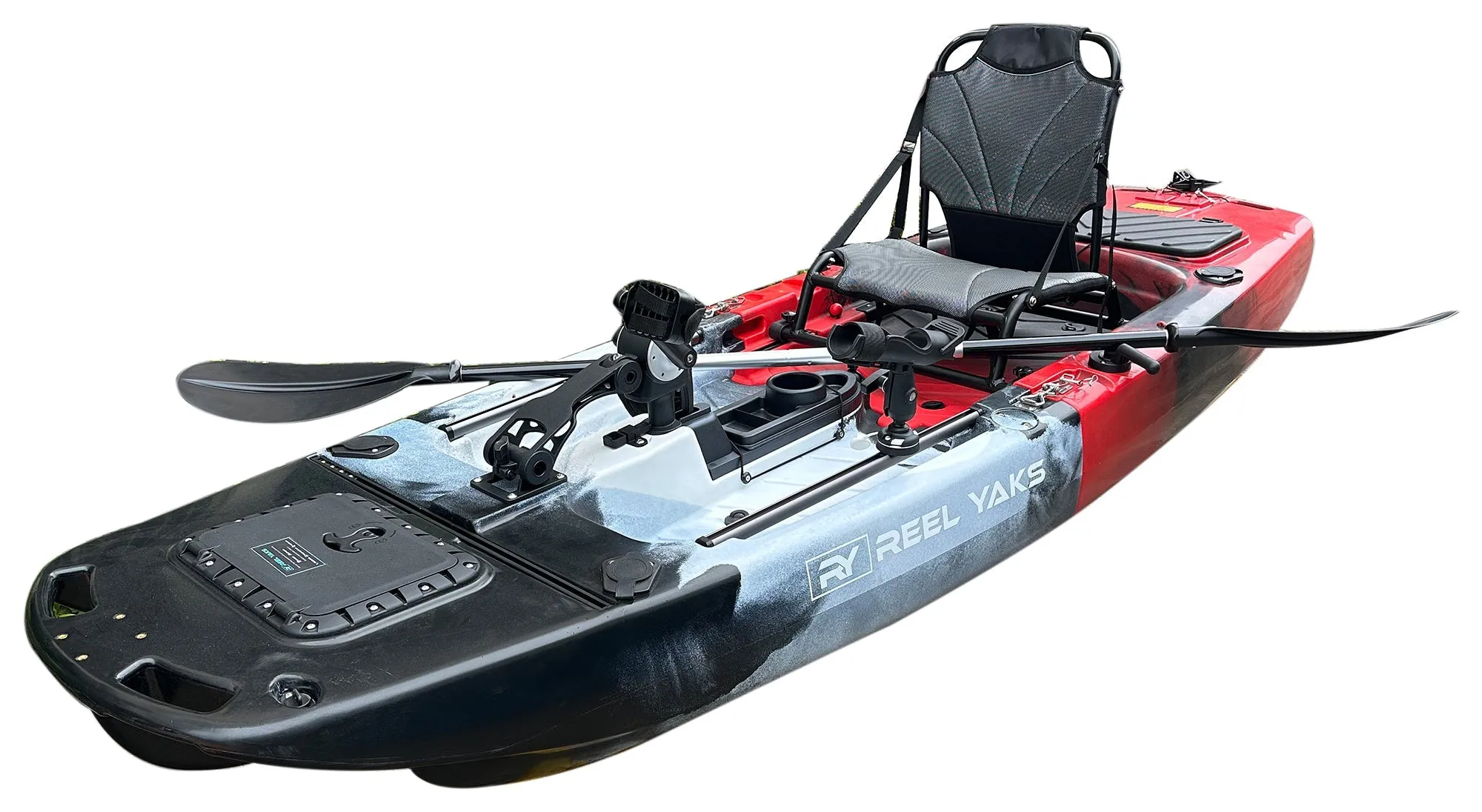 ReelYaks Raider 9.5ft Modular Pedal Fishing Kayak