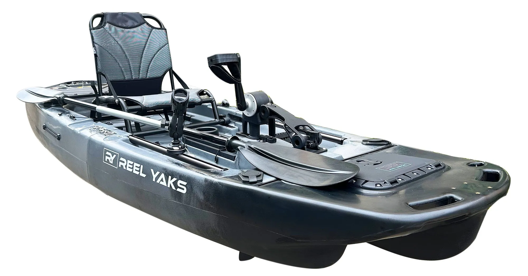 ReelYaks Raider 9.5ft Modular Pedal Fishing Kayak