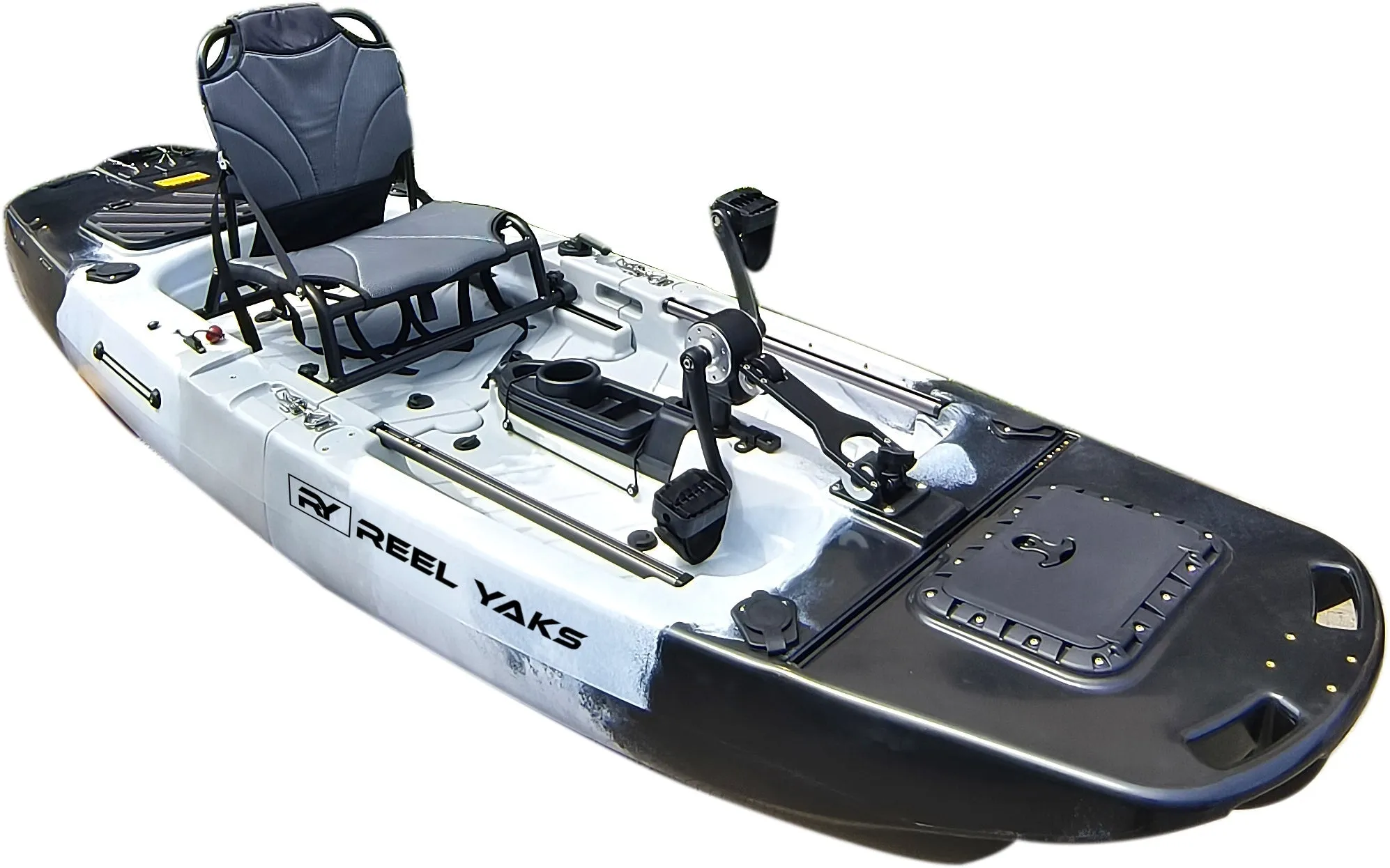 ReelYaks Raider 9.5ft Modular Pedal Fishing Kayak