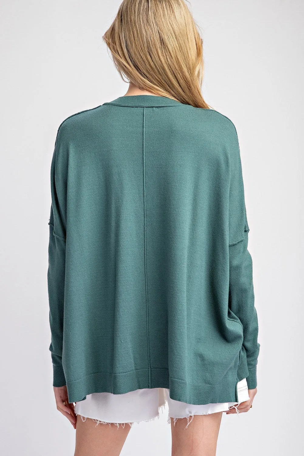 Round Neck Juniper Sweater Top