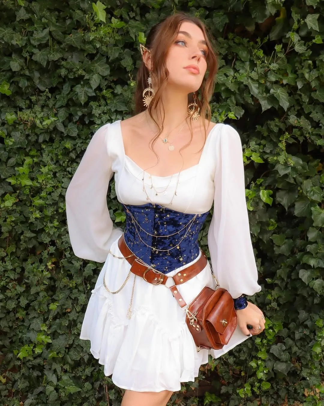 Scarlet Darkness Women Mini Skirt Ruffles Flared Skater Skirts High Waisted Short Renaissance Pirate Skirt