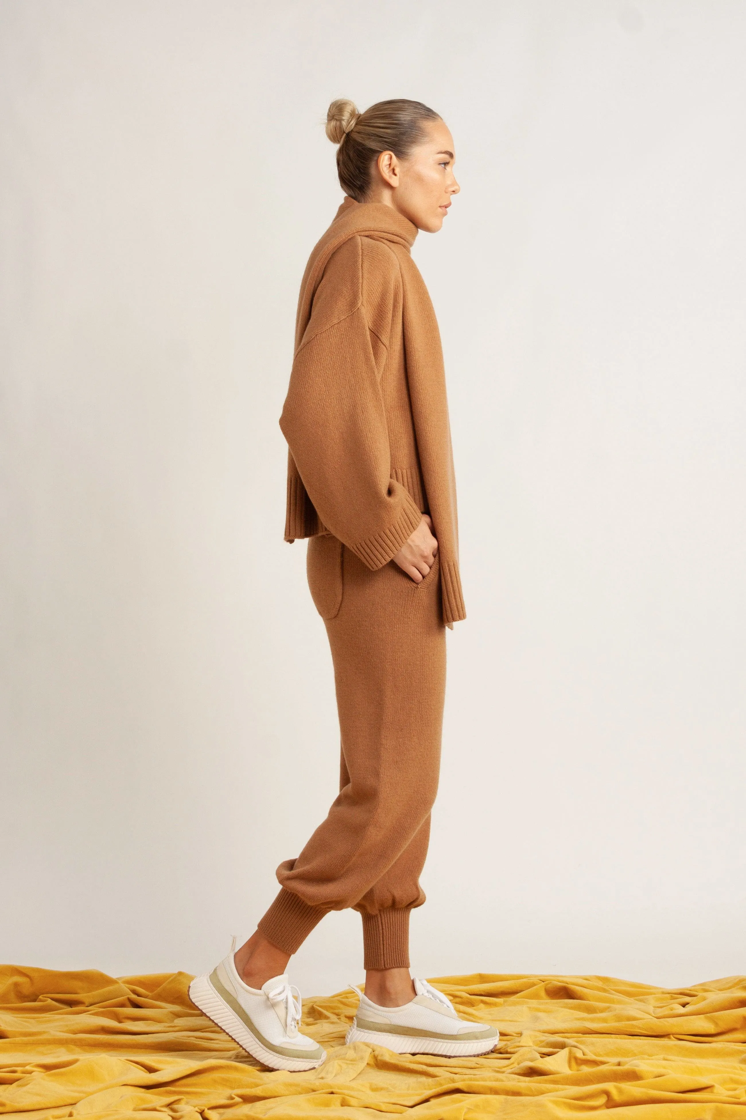 Sidney Wool-Cashmere Pant