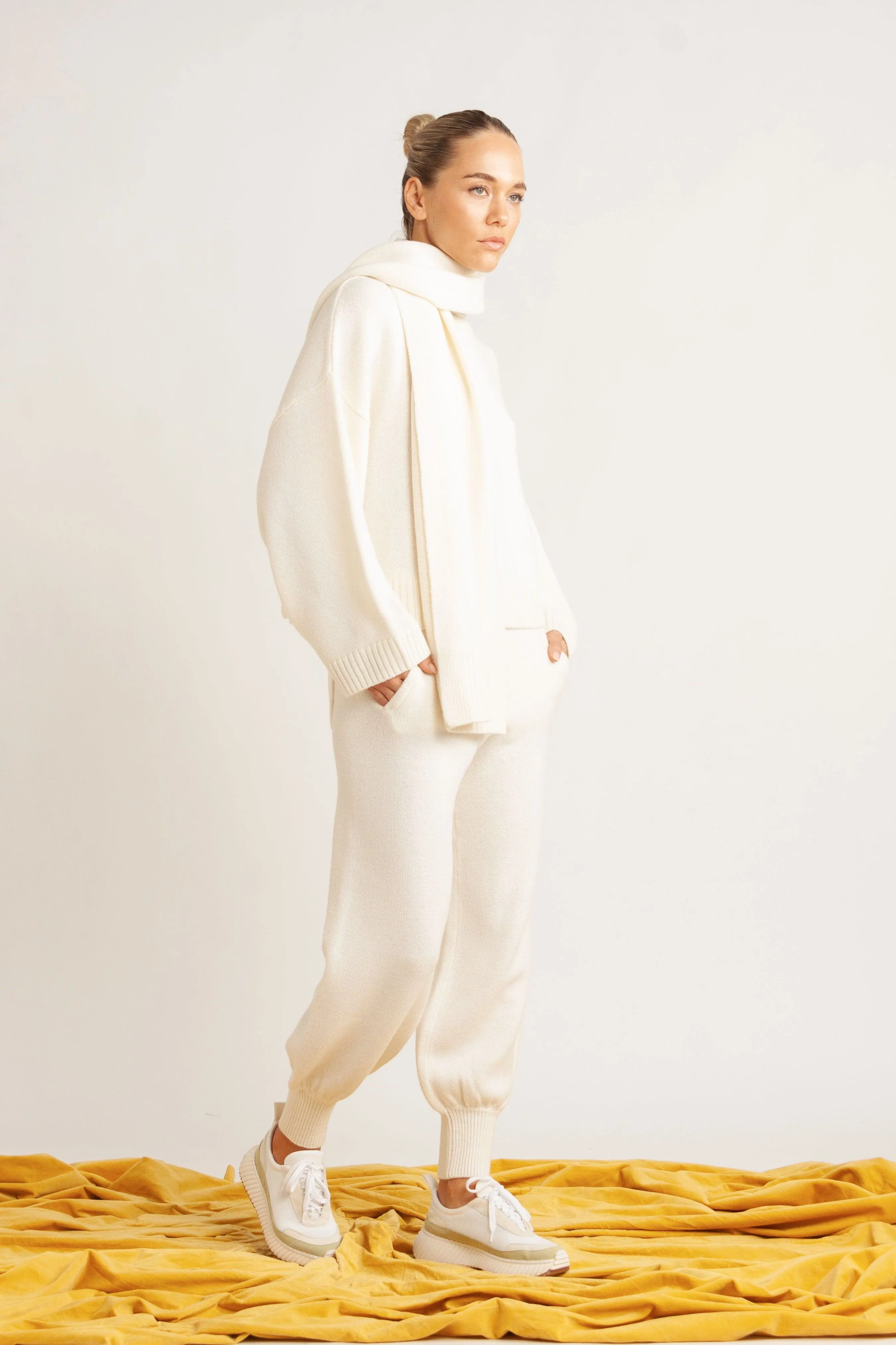 Sidney Wool-Cashmere Pant