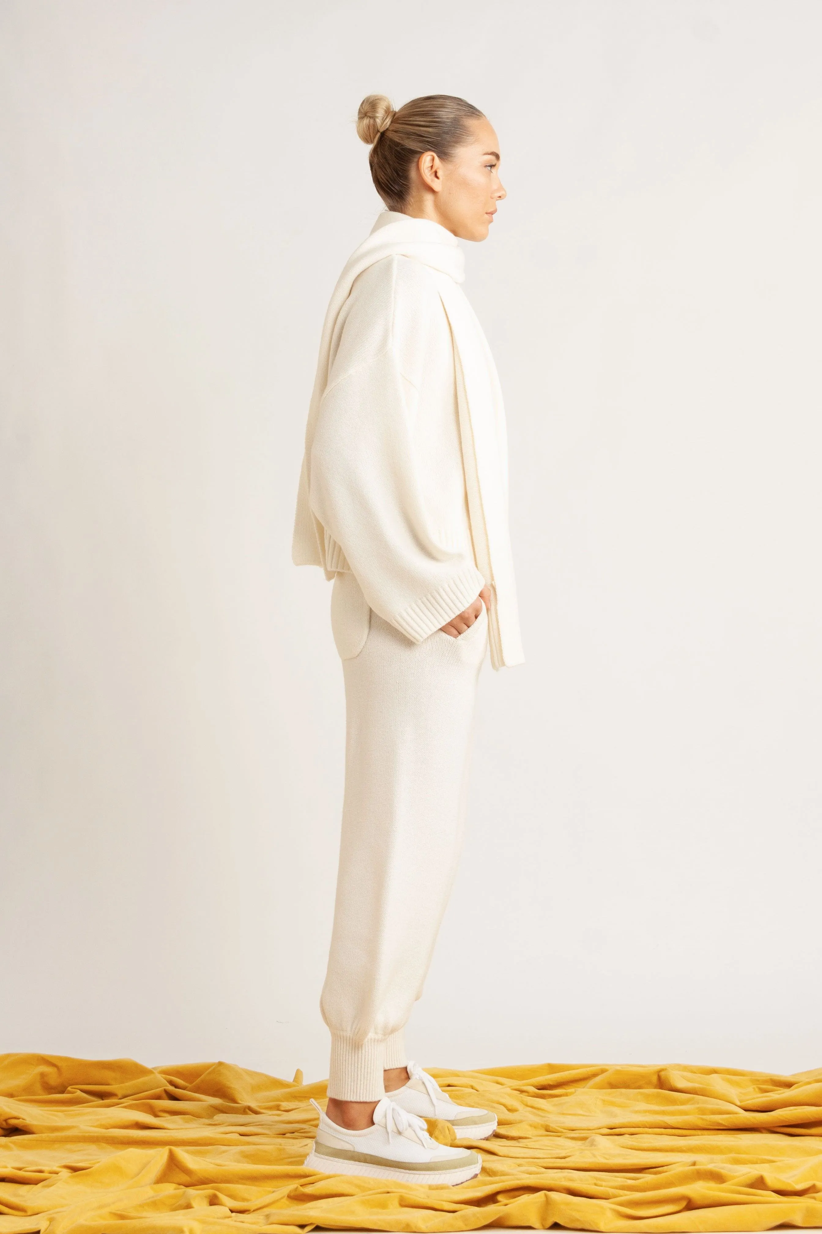 Sidney Wool-Cashmere Pant