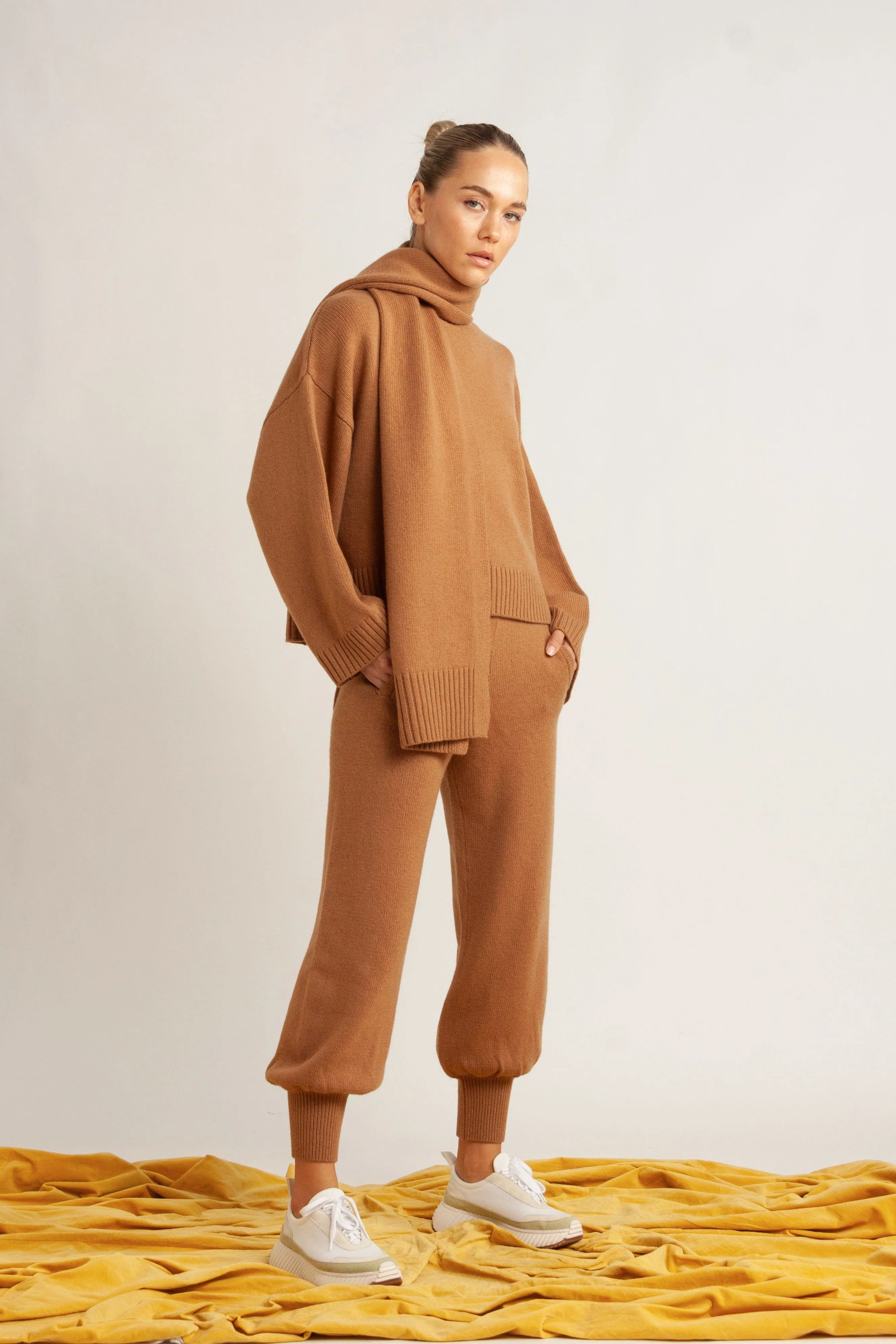 Sidney Wool-Cashmere Pant