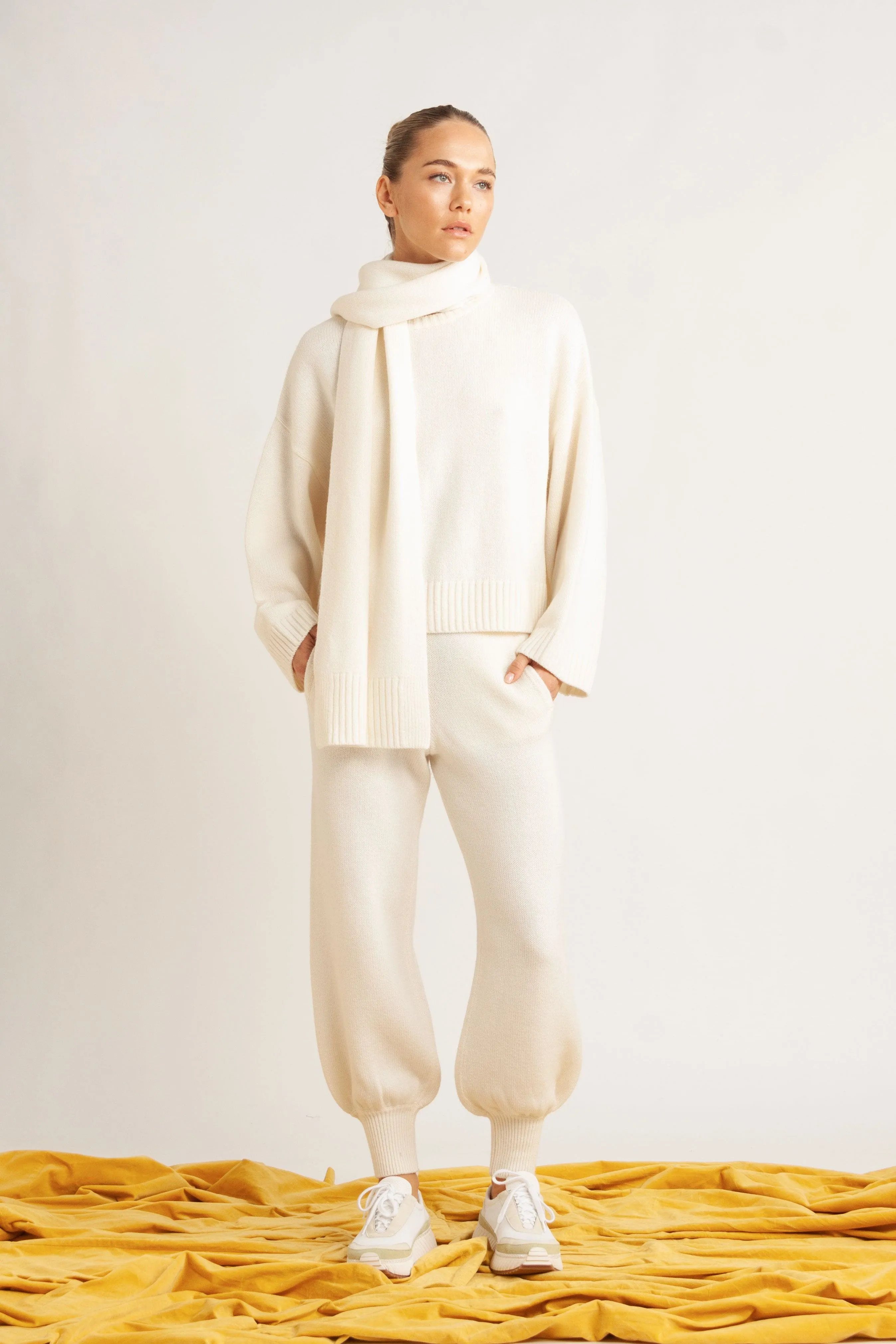 Sidney Wool-Cashmere Pant