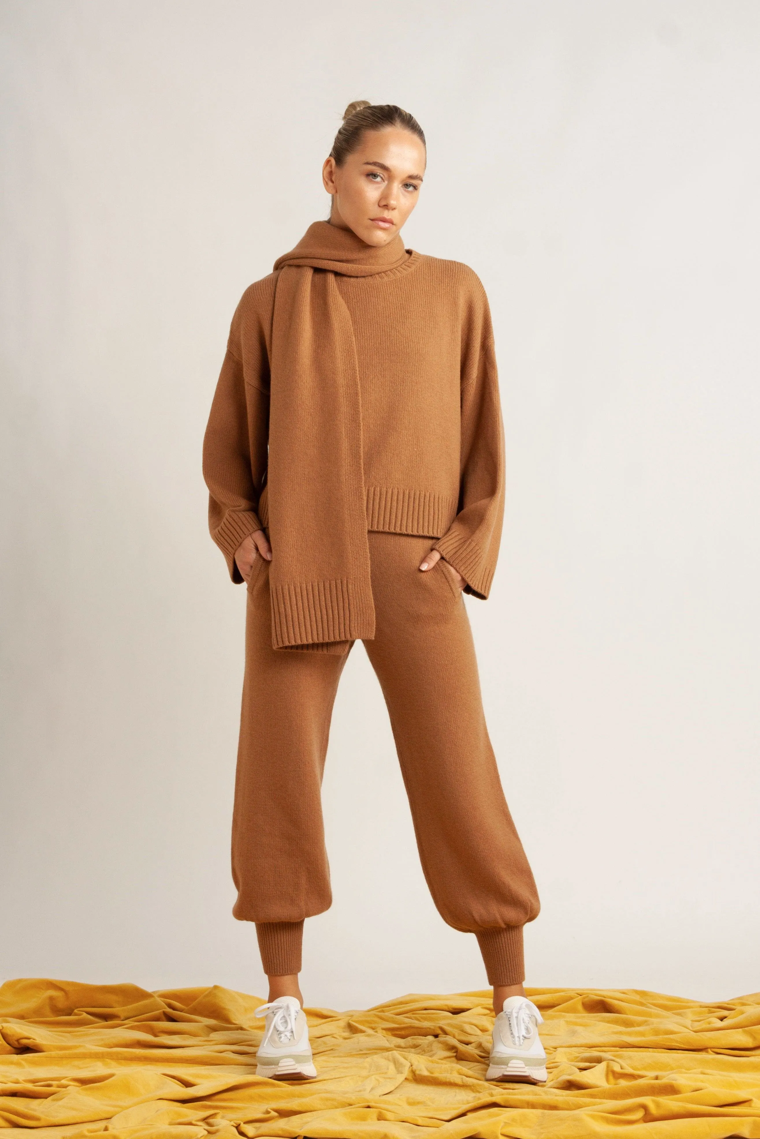 Sidney Wool-Cashmere Pant