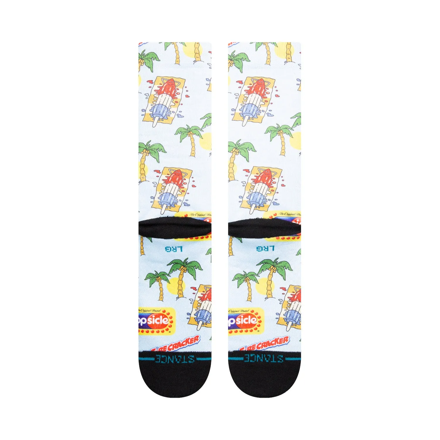 Stance Poly Blend Pops Crew Socks - Light Blue