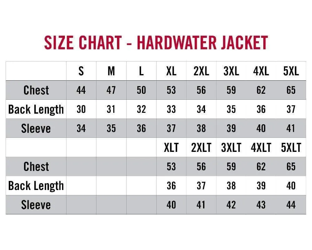 Striker Hardwater Jacket, Black/Grey