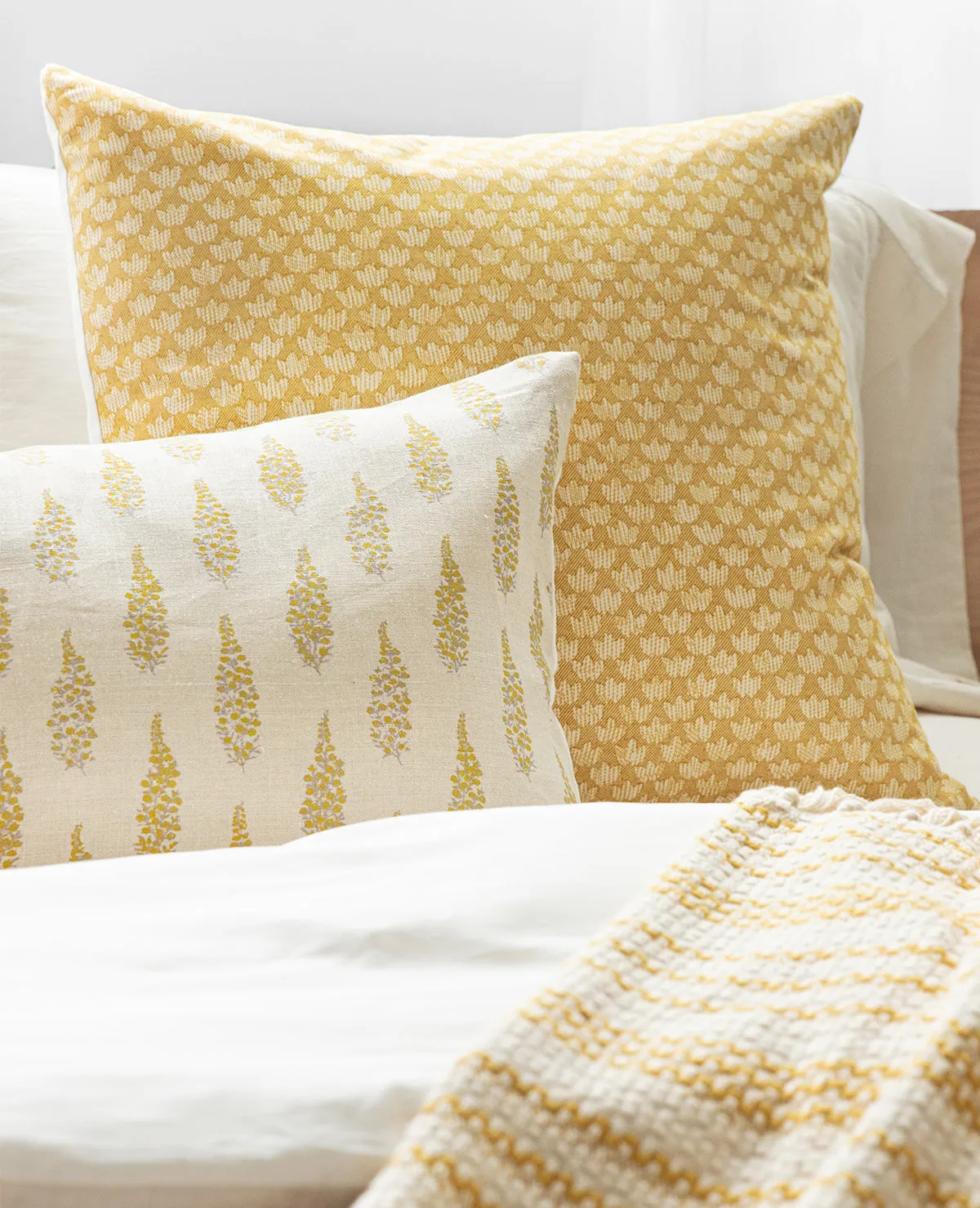 Suzanne Dimma Hollyhock Cushion