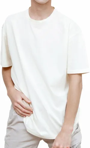 T-TAM Unisex Oversized T-Shirt for Women & Men - 100% Soft Cotton Crew Neck Short Sleeve - Printed Letter Basic Tee Shirt - Casual Summer Trendy Clothes 2024