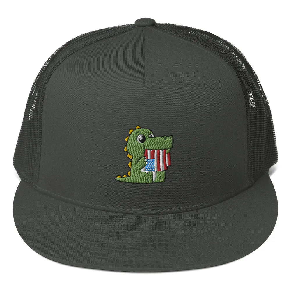 Tasty Freedom Cartoon Trucker Cap
