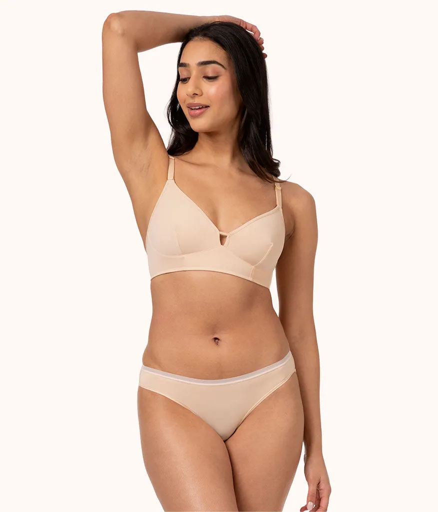 The Low Back Bralette Bundle: Toasted Almond/Jet Black