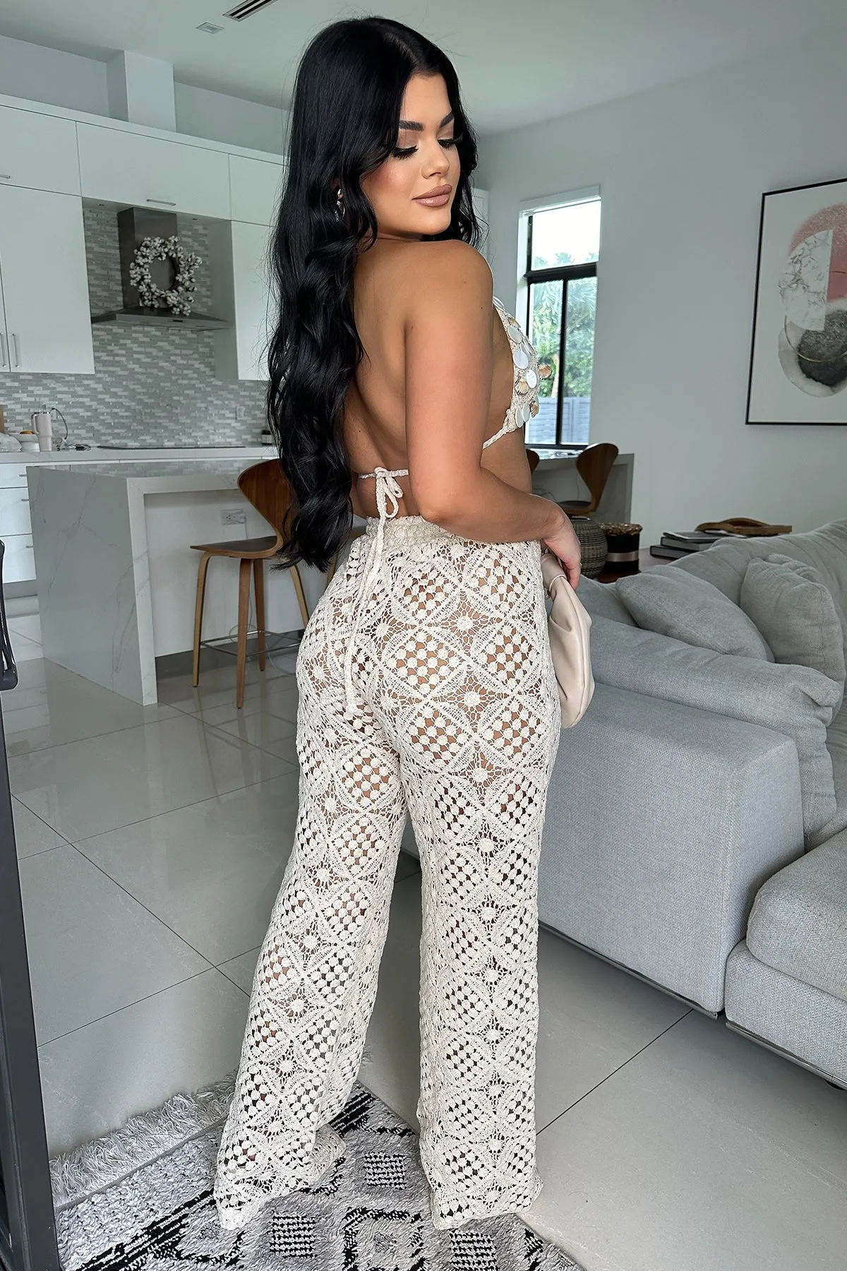 WHAT A BEACH PANT SET