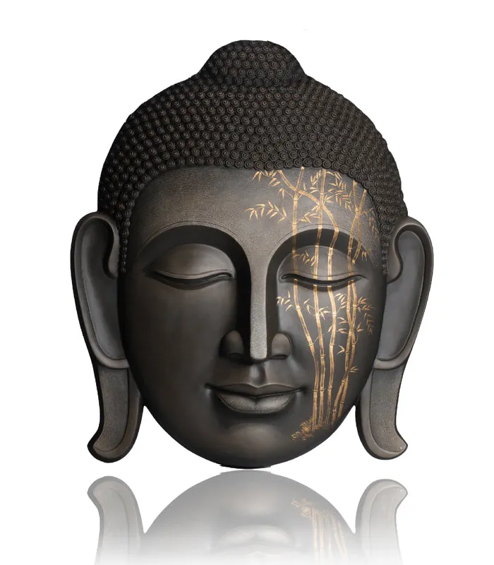 Zen Art Buddha Bamboo Wall Sculpture